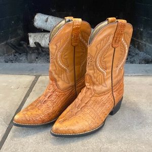 Boys Caballo Dorado Light Brown Pointed Toe size 2